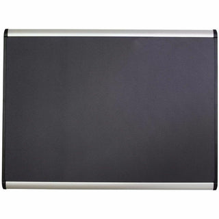 Prestige Plus Magnetic Fabric Bulletin Boards, 72 x 48, Gray Surface, Silver Aluminum Frame
