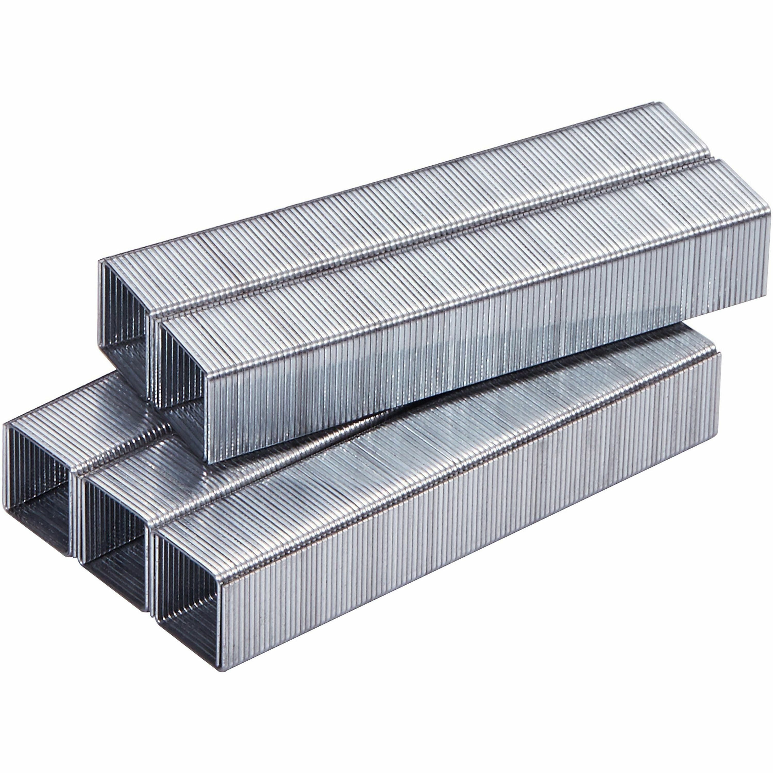 Premium Heavy-Duty Staples, 0.5" Leg, 0.5" Crown, Steel, 1,000/Box