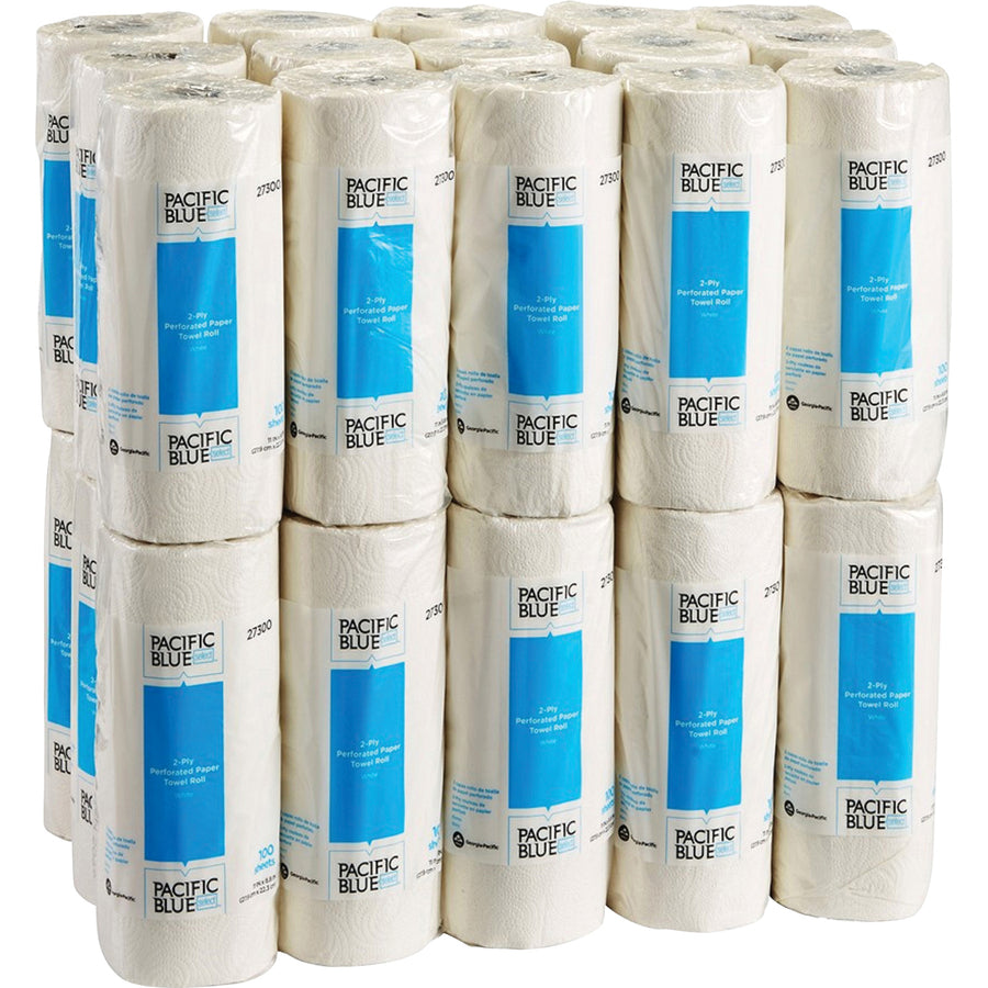 pacific-blue-select-paper-towel-rolls-by-gp-pro-2-ply-11-x-880-100-sheets-roll-480-roll-diameter-163-core-white-paper-perforated-strong-absorbent-for-food-service-multipurpose-30-rolls-per-carton-1-carton_gpc27300ct - 3