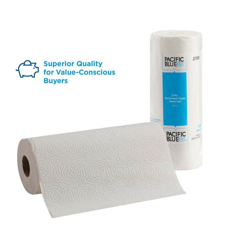 pacific-blue-select-paper-towel-rolls-by-gp-pro-2-ply-11-x-880-100-sheets-roll-480-roll-diameter-163-core-white-paper-perforated-strong-absorbent-for-food-service-multipurpose-30-rolls-per-carton-1-carton_gpc27300ct - 5