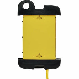 Power It! Safety Power Strip with GFCI Plug, 8 Outlets, 12 ft Cord, Yellow/Black