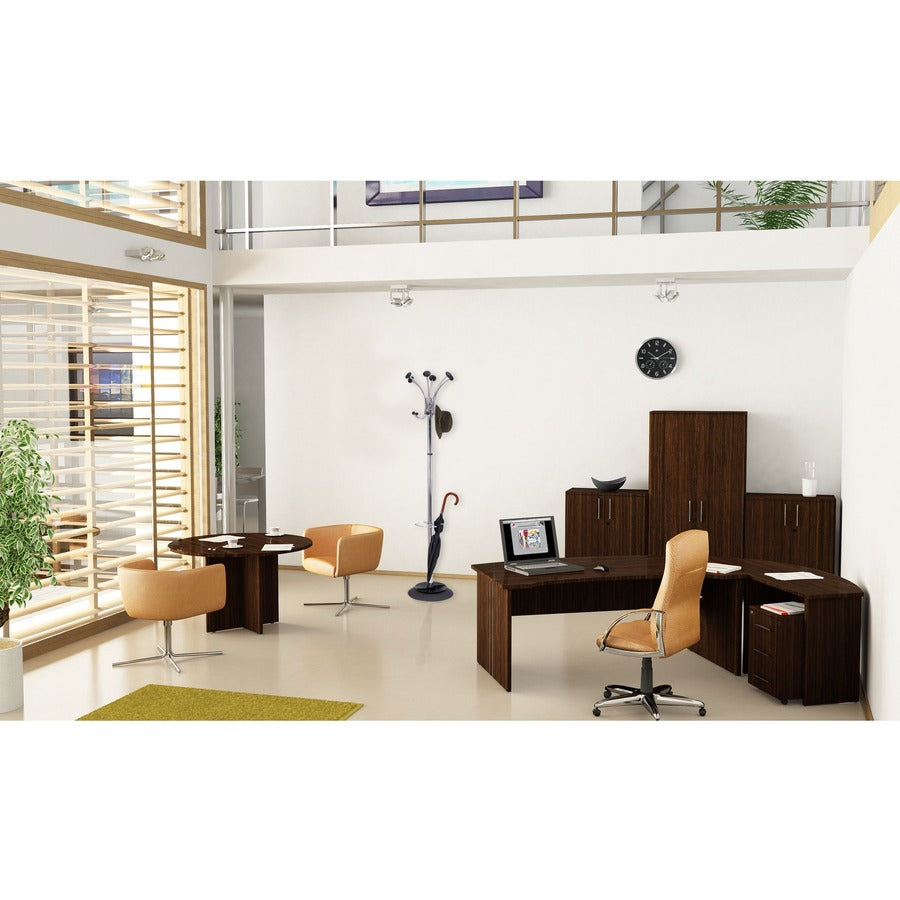 Chromy Coat Stand, 12 Knobs, 16w x 16d x 70.5h, Chrome/Black
