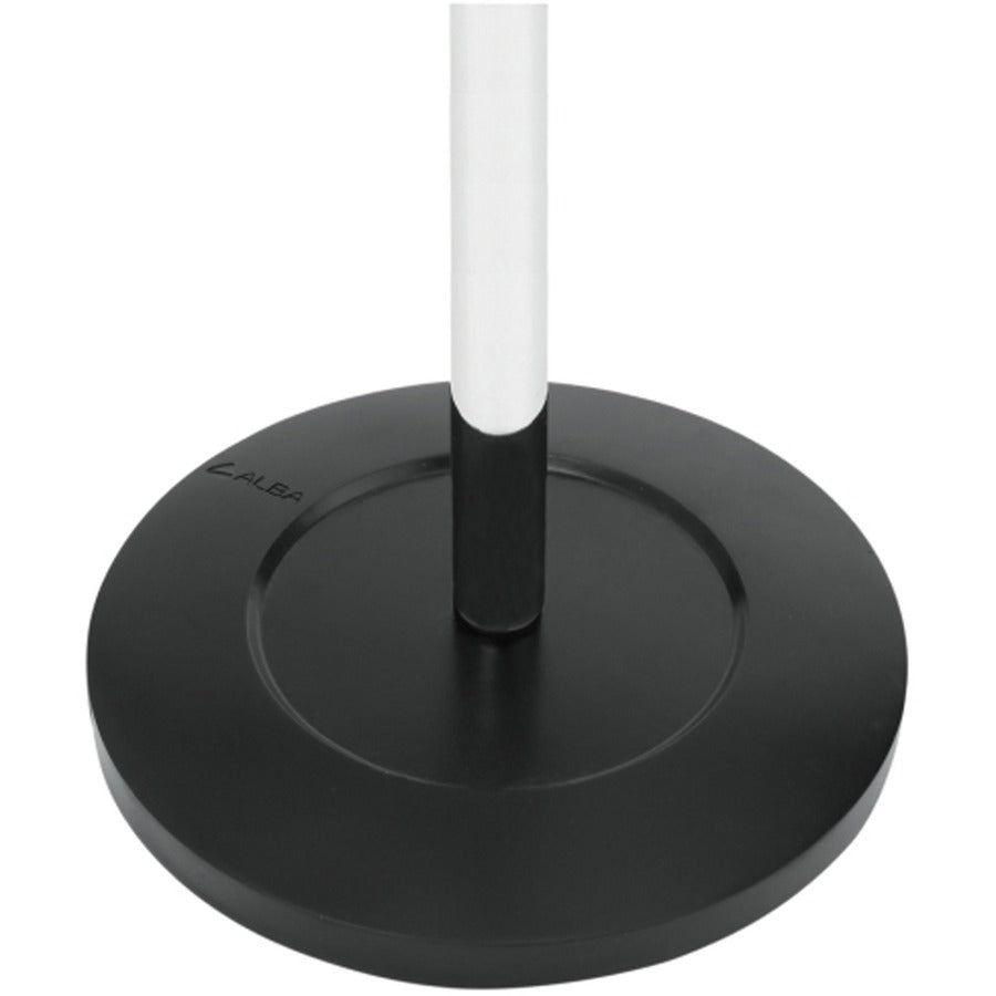 Chromy Coat Stand, 12 Knobs, 16w x 16d x 70.5h, Chrome/Black