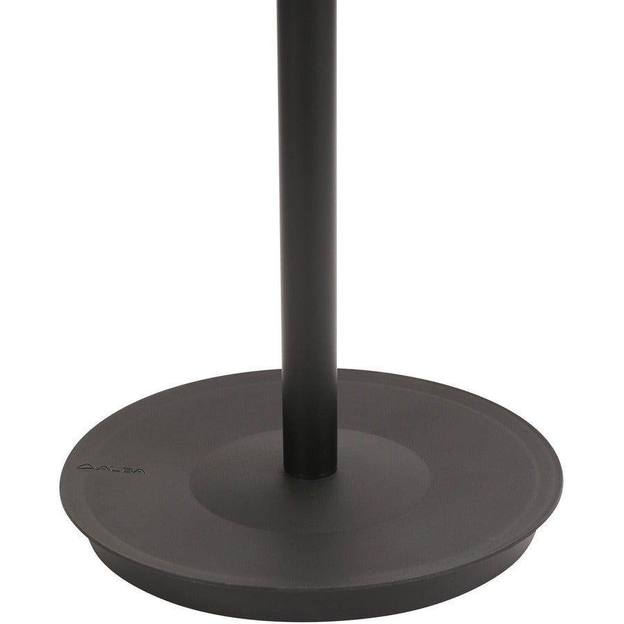 Festival Coat Stand with Umbrella Holder, Five Knobs, 14w x 14d x 73.67h, Black