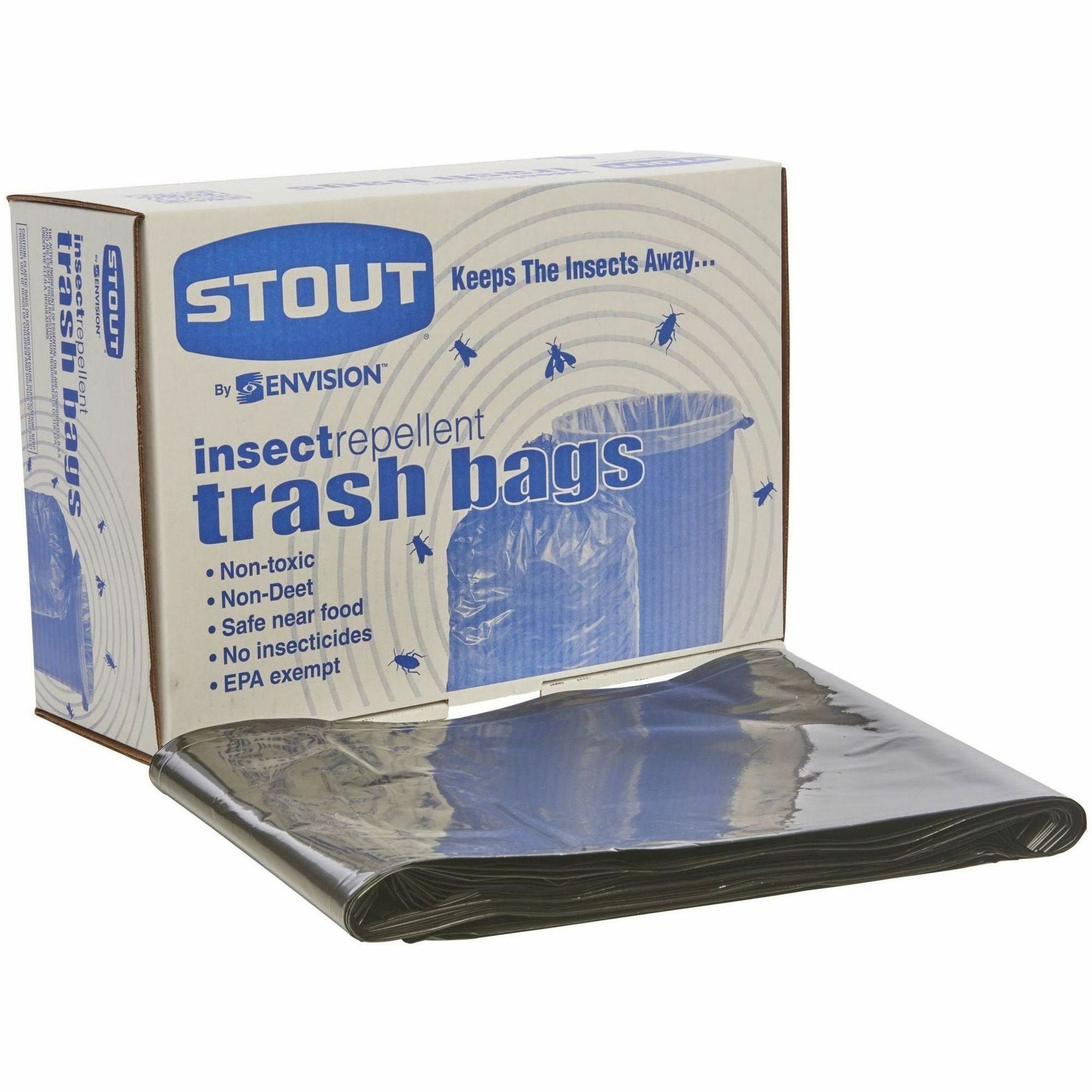 stout-insect-repellent-trash-bags-30-gal-capacity-33-width-x-40-length-2-mil-51-micron-thickness-black-polyethylene-90-box-recycled_stop3340k20 - 5