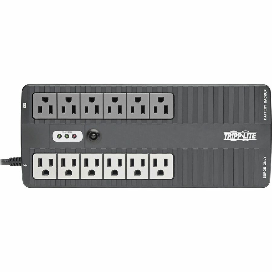 Internet Office Ultra-Compact Desktop Standby UPS, 12 Outlets, 900 VA, 420 J