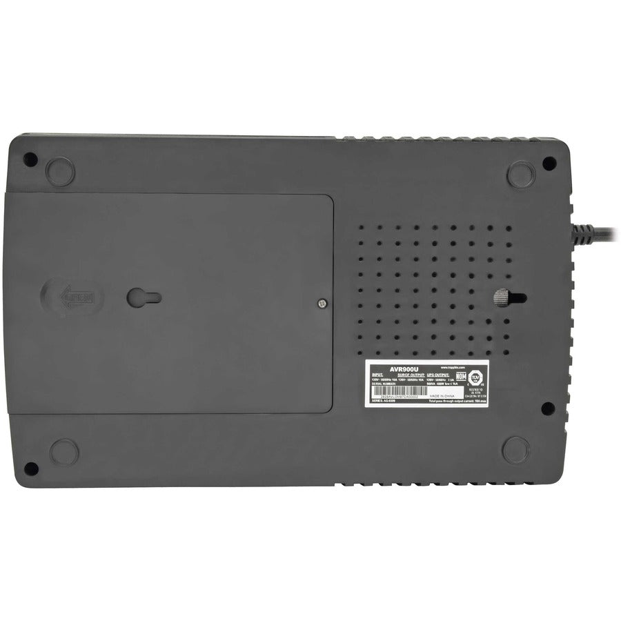 AVR Series Ultra-Compact Line-Interactive UPS, 12 Outlets, 900 VA, 420 J