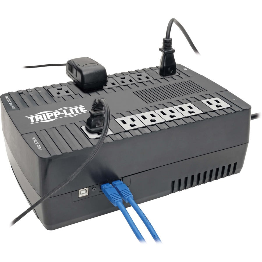 AVR Series Ultra-Compact Line-Interactive UPS, 12 Outlets, 900 VA, 420 J