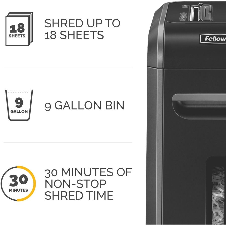 Powershred 99Ci 100% Jam Proof Cross-Cut Shredder, 18 Manual Sheet Capacity
