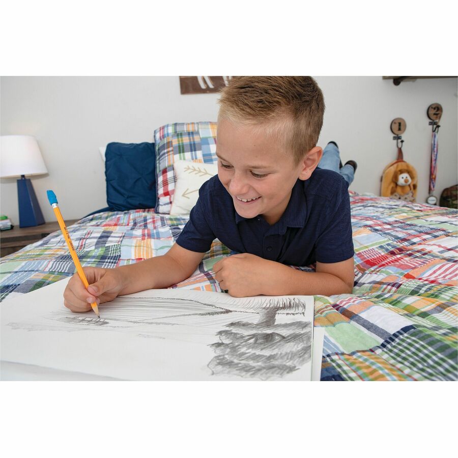 UCreate Medium Weight Sketch Pads - 50 Sheets - 18" x 12" - White Paper - Mediumweight, Acid-free - Recycled - 50 / Pad