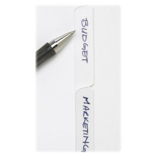 Business Source 3-Ring 8-Tab Indexes - 8 Write-on Tab(s)1.25" Tab Width - 8.5" Divider Width x 11" Divider Length - Letter - 3 Hole Punched - White Divider - White Mylar Tab(s) - Recycled - Reinforced Edges, Punched - 8 / Set - 
