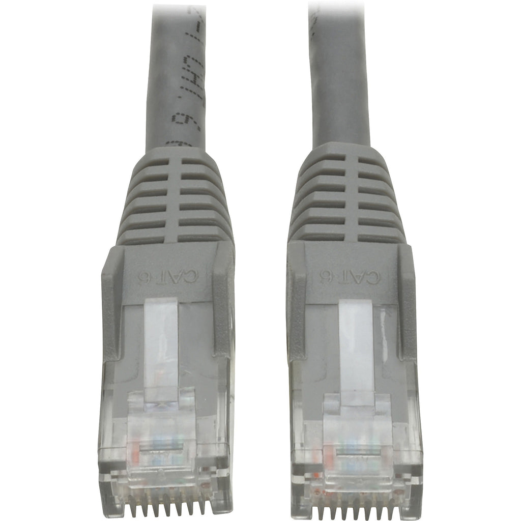 CAT6 Gigabit Snagless Molded Patch Cable, 1 ft, Gray