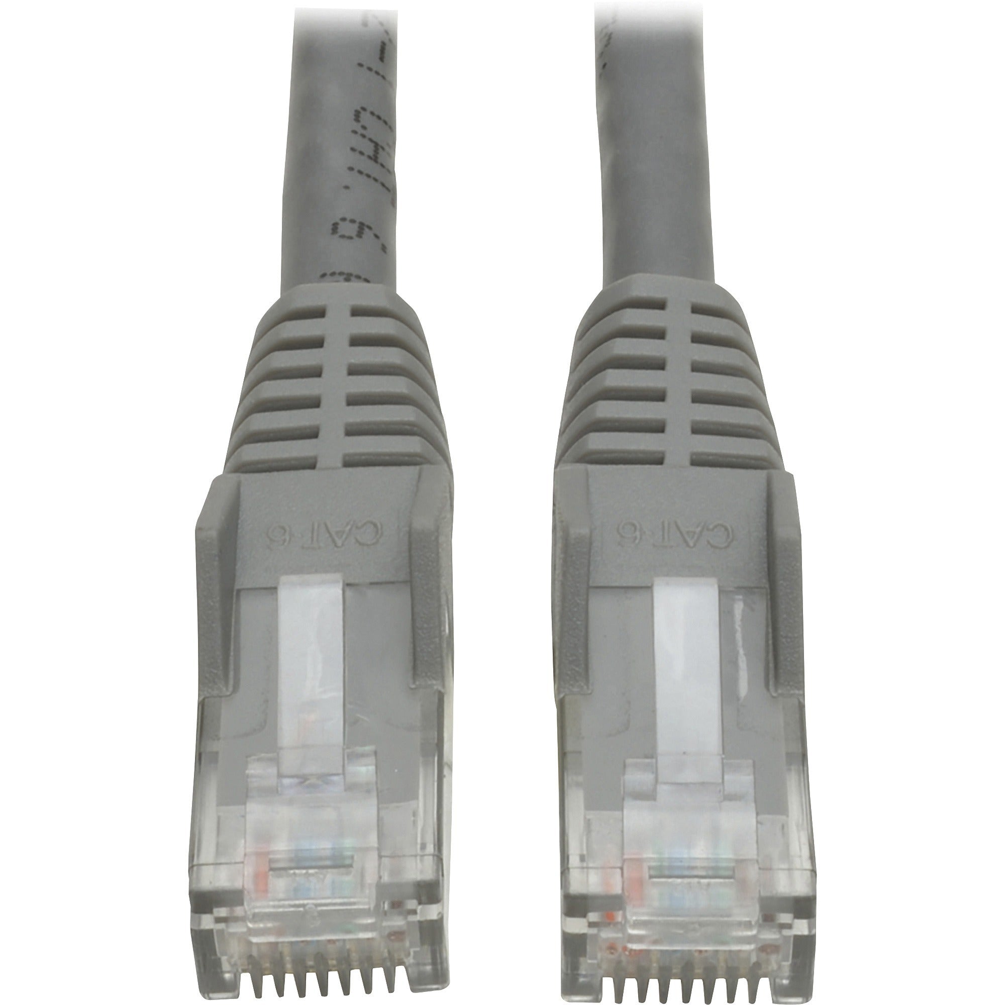 CAT6 Gigabit Snagless Molded Patch Cable, 1 ft, Gray