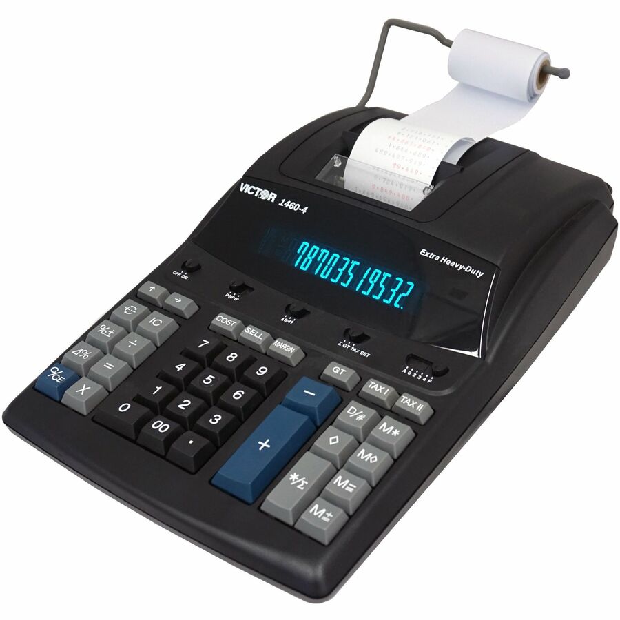 1460-4 Extra Heavy-Duty Printing Calculator, Black/Red Print, 4.6 Lines/Sec