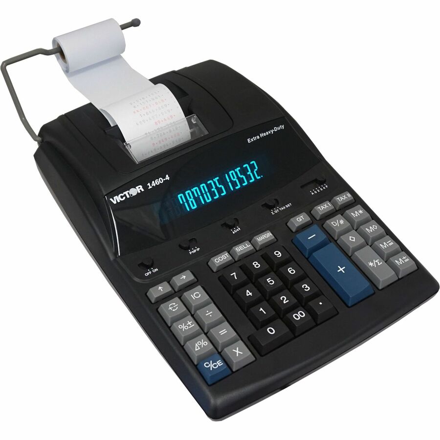 1460-4 Extra Heavy-Duty Printing Calculator, Black/Red Print, 4.6 Lines/Sec