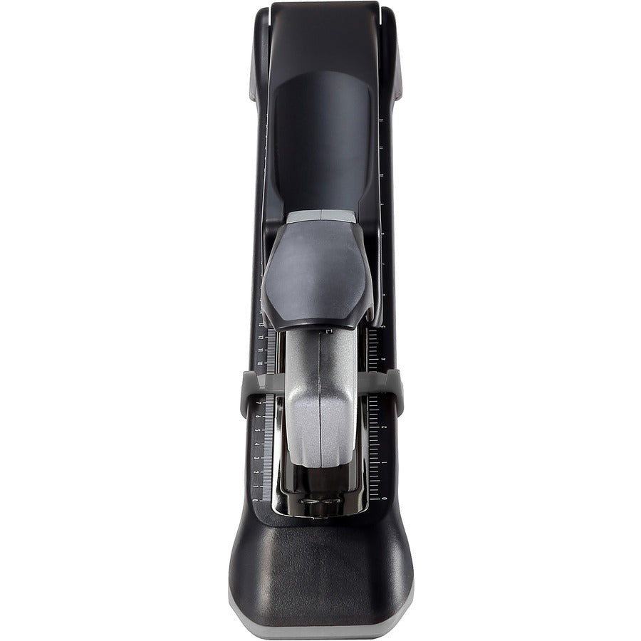 Long Reach Stapler, 25-Sheet Capacity, 12" Throat, Black/Silver