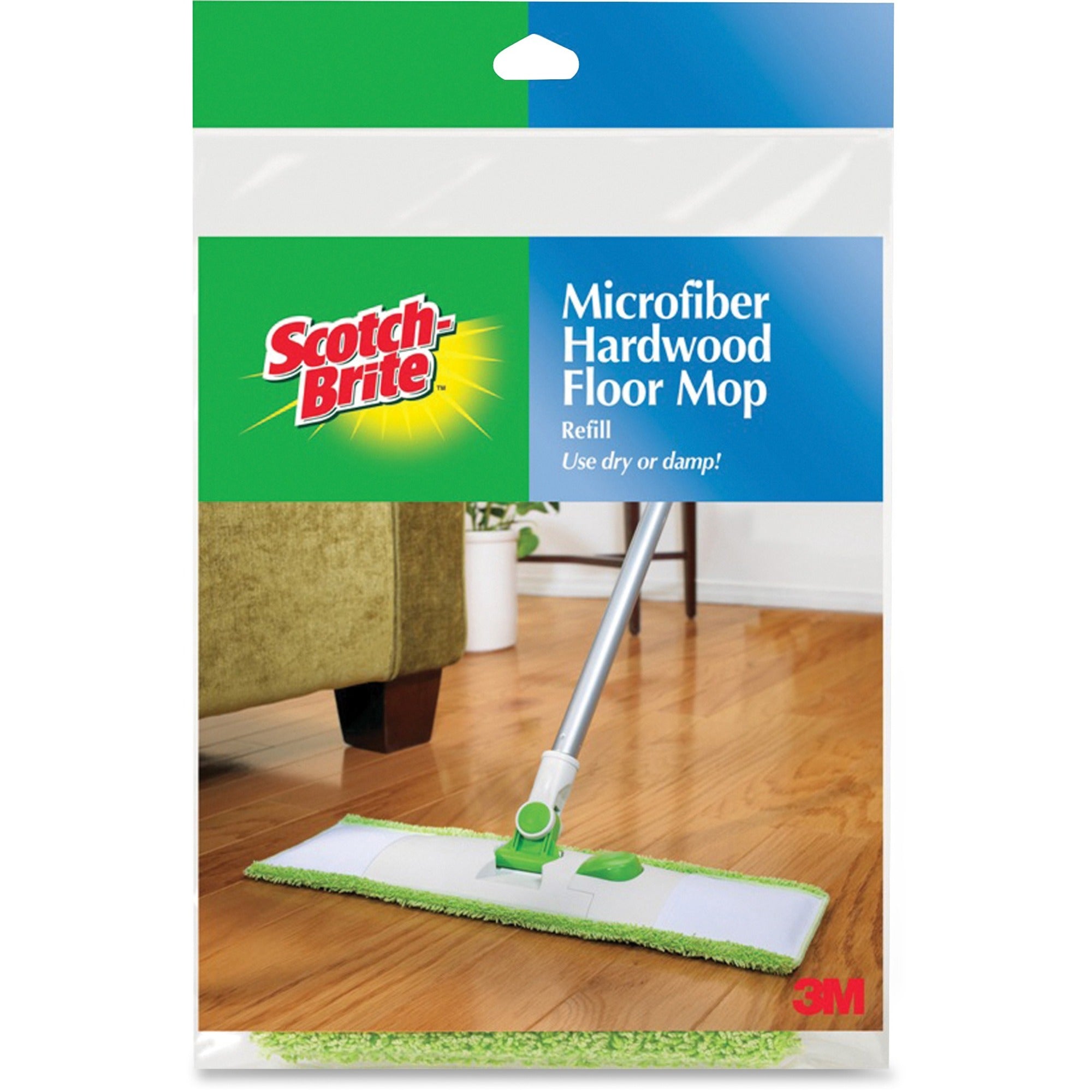 Hardwood Floor Mop Refill, Microfiber