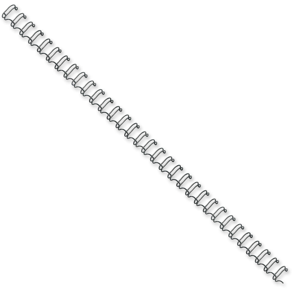 Wire Bindings, 1/4" Diameter, 35 Sheet Capacity, Black, 25/Pack
