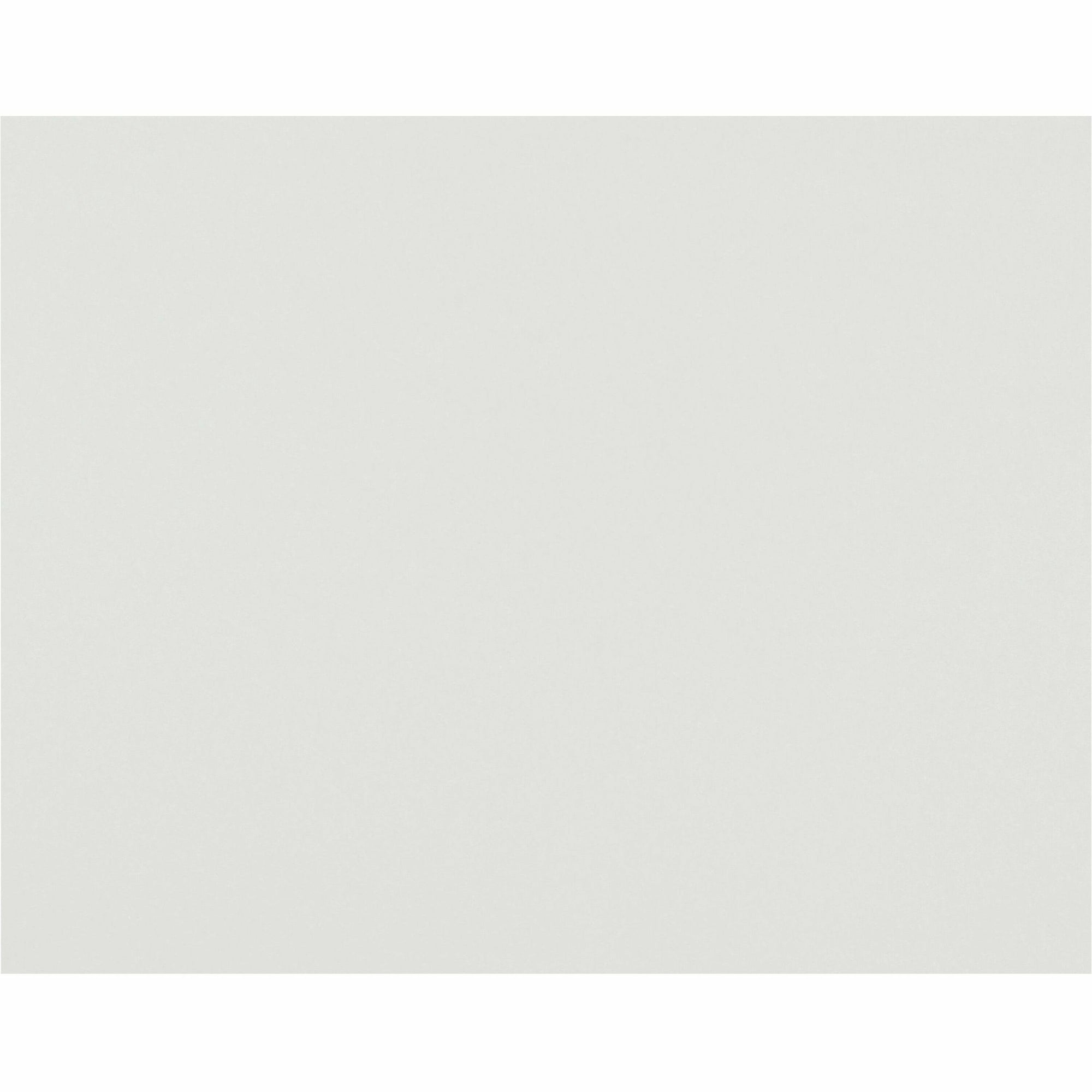 Pacon Railroad Board - Art, Craft, Mat, Mounting, Block Printing, Painting, Marker, Stenciling, Poster - 22"Width x 28"Length - 100 / Carton - White
