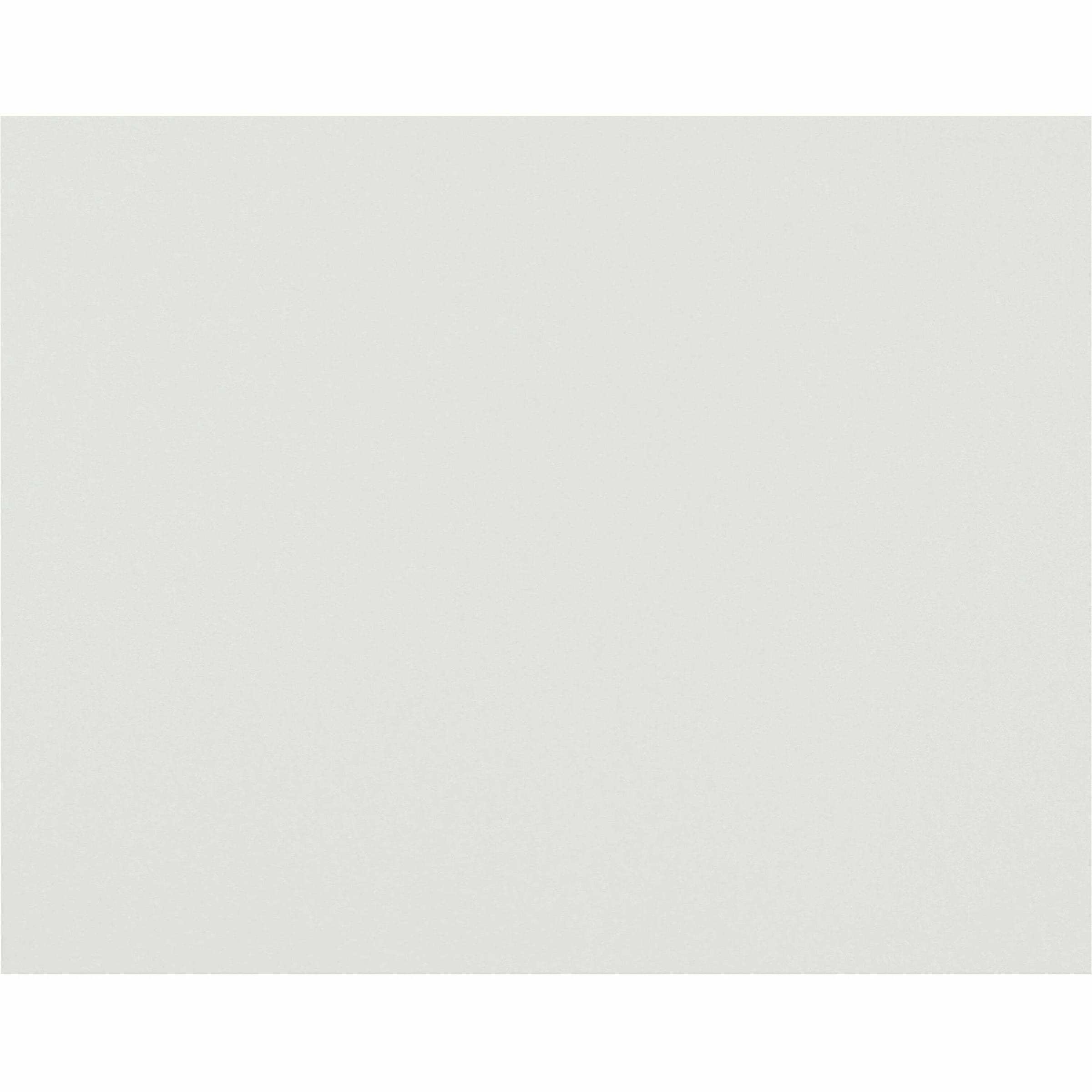 Pacon Railroad Board - Art, Craft, Mat, Mounting, Block Printing, Painting, Marker, Stenciling, Poster - 22"Width x 28"Length - 100 / Carton - White