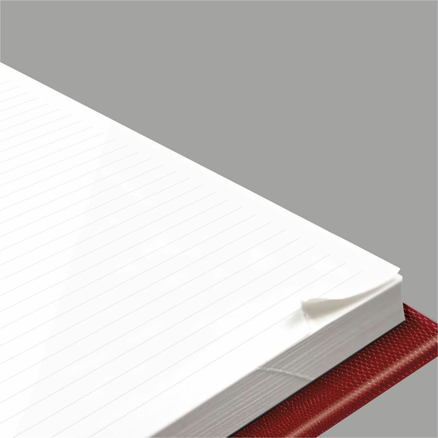 Brownline Daily Planner - Daily - 1 Year - January 2024 - December 2024 - 1 Day Single Page Layout - 5 3/4" x 8 1/4" Sheet Size - Desktop - Red CoverNotepad - 1 Each