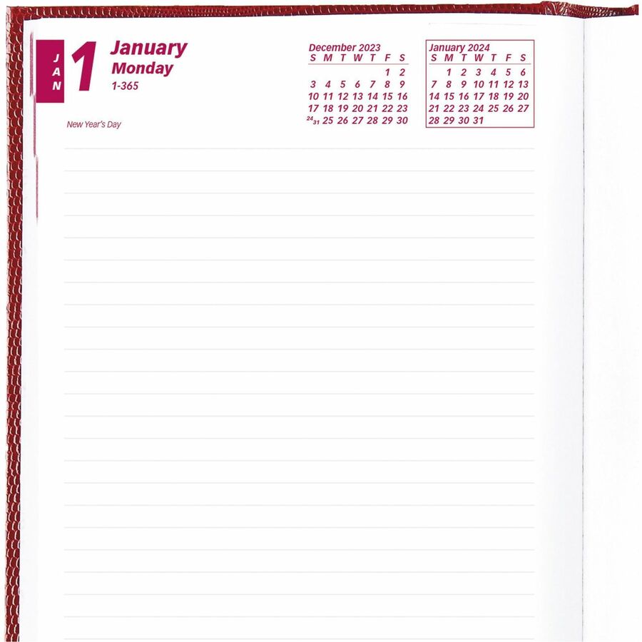 brownline-daily-planner-daily-1-year-january-2024-december-2024-1-day-single-page-layout-5-3-4-x-8-1-4-sheet-size-desktop-red-covernotepad-1-each_redcb389red - 7