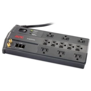 APC P11VT3 SurgeArrest Performance 11-Outlets Surge Suppressor - NEMA 5-15P - 3020 J - 120 V Input - 120 V AC Output - Modem/Fax/DSL, Cable Modem/Video Protection - 8 ft - 2