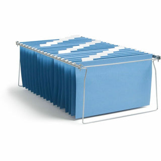 Steel Hanging Folder Drawer Frame, Legal Size, 23" to 27" Long, Gray, 2/Pack