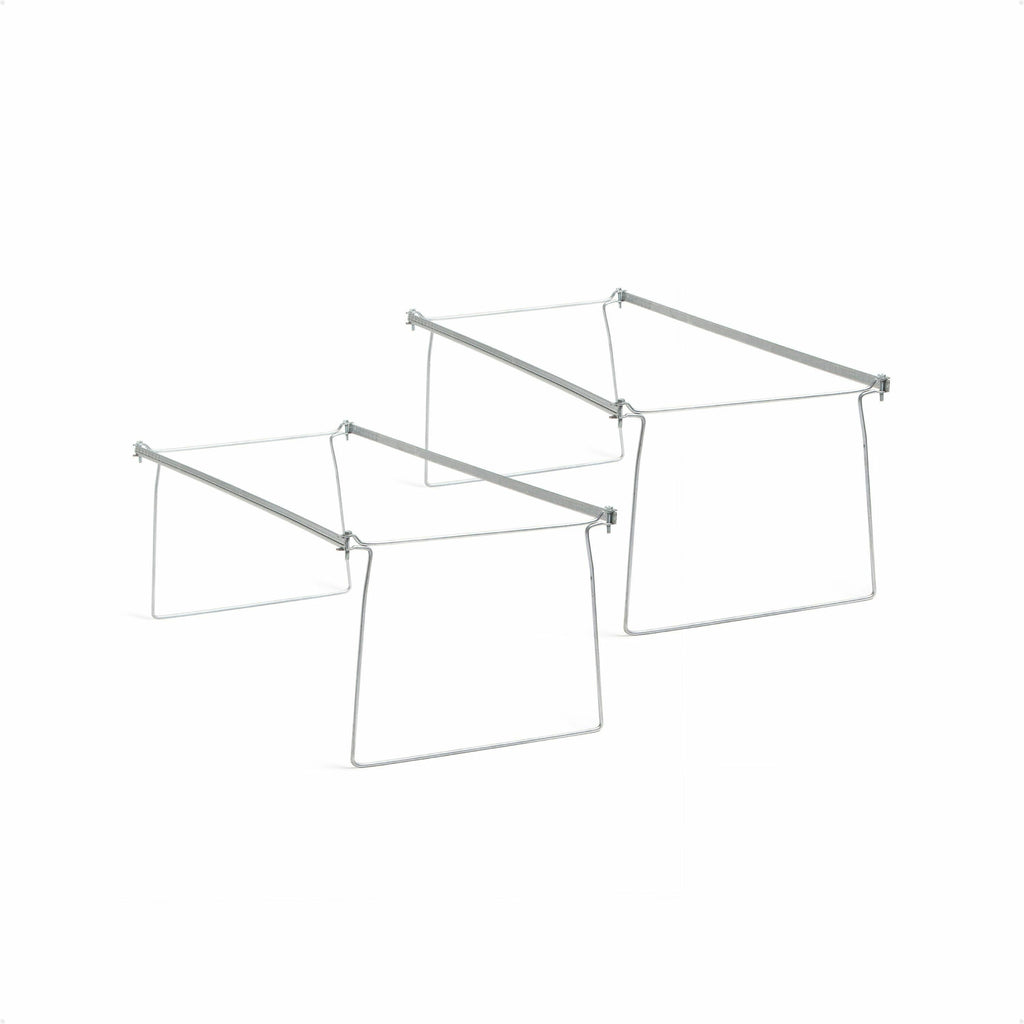 Smead Hanging Folder Frames - Letter - 23"-27" Long - Steel - Gray - 2 / Pack