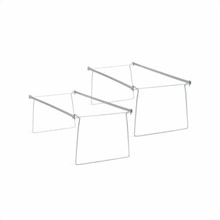 Smead Hanging Folder Frames - Letter - 23"-27" Long - Steel - Gray - 2 / Pack