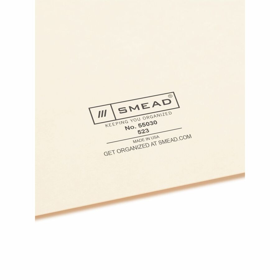 Manila Card Guides, 1/3-Cut Top Tab, Blank, 3 x 5, Manila, 100/Box