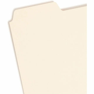 Manila Card Guides, 1/3-Cut Top Tab, Blank, 3 x 5, Manila, 100/Box