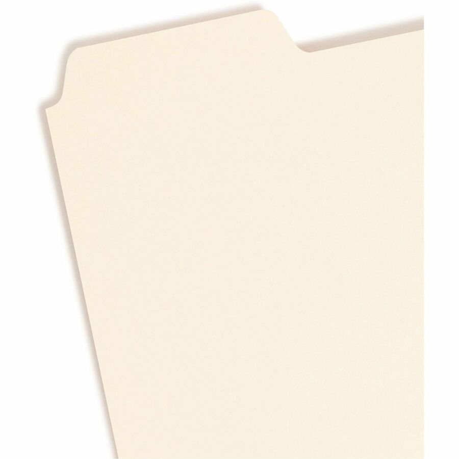 Manila Card Guides, 1/3-Cut Top Tab, Blank, 3 x 5, Manila, 100/Box