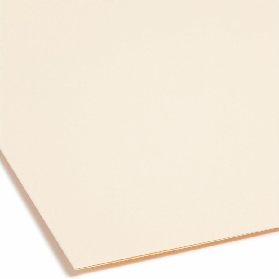 Top Tab Fastener Folders, 1/3-Cut Tabs: Right, 0.75" Expansion, 2 Fasteners, Legal Size, Manila Exterior, 50/Box