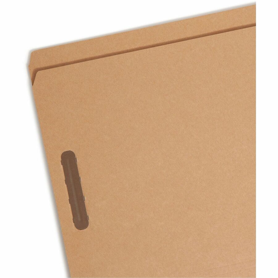 Kraft Fastener Folders, 0.75" Expansion, 2 Fasteners, Letter Size, Kraft Exterior, 50/Box