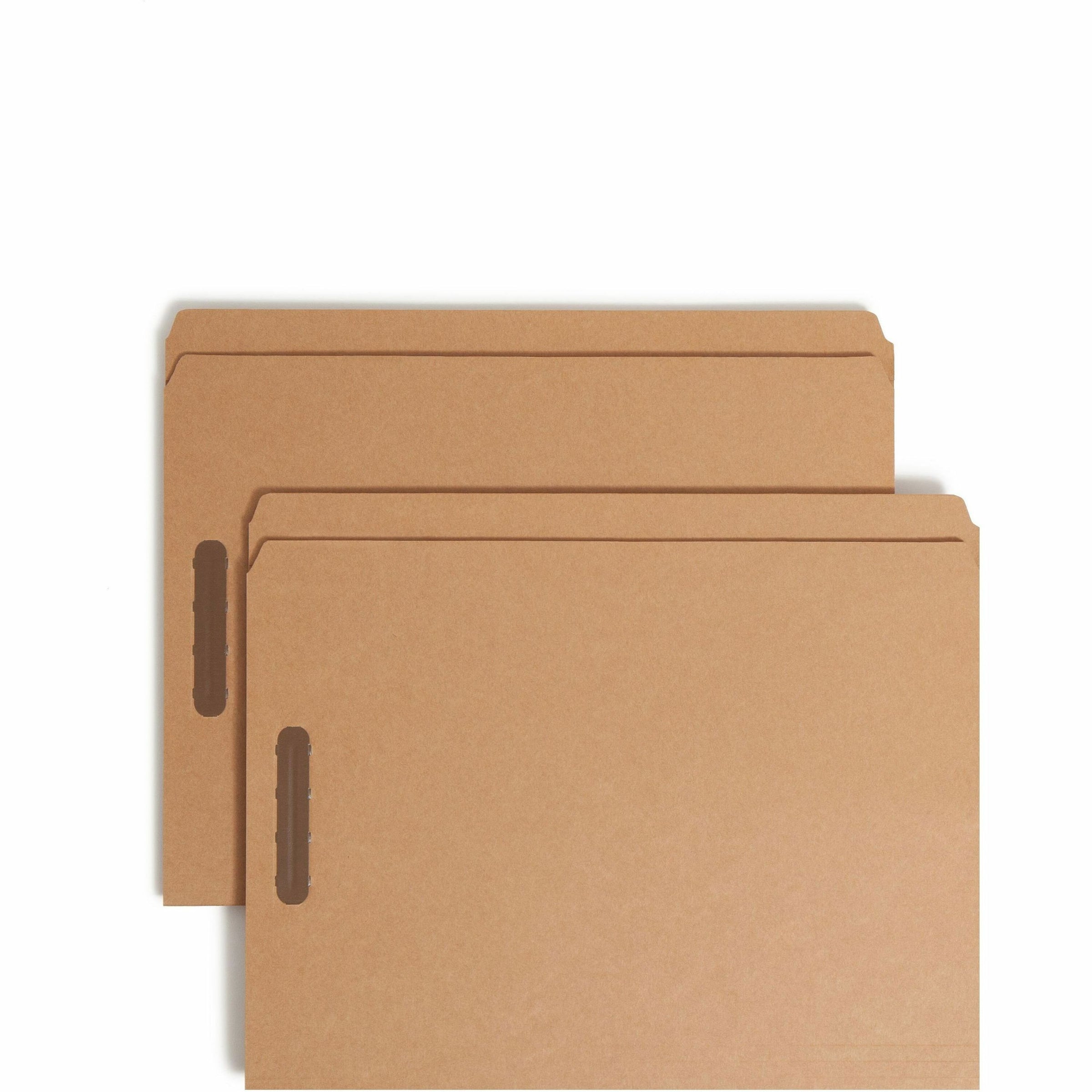Kraft Fastener Folders, 0.75" Expansion, 2 Fasteners, Letter Size, Kraft Exterior, 50/Box