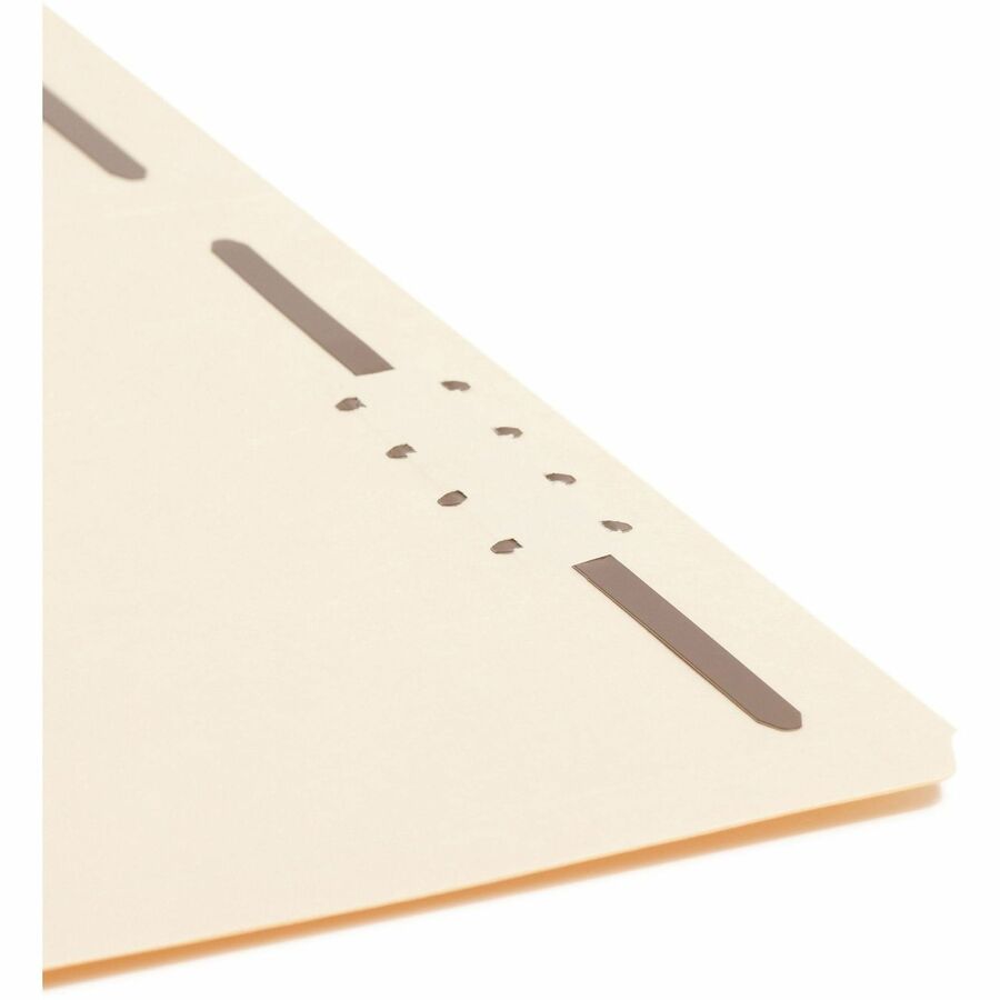 Top Tab Fastener Folders, 1/3-Cut Tabs: Right, 0.75" Expansion, 2 Fasteners, Letter Size, Manila Exterior, 50/Box