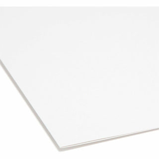 Colored File Folders, 1/3-Cut Tabs: Assorted, Letter Size, 0.75" Expansion, White, 100/Box