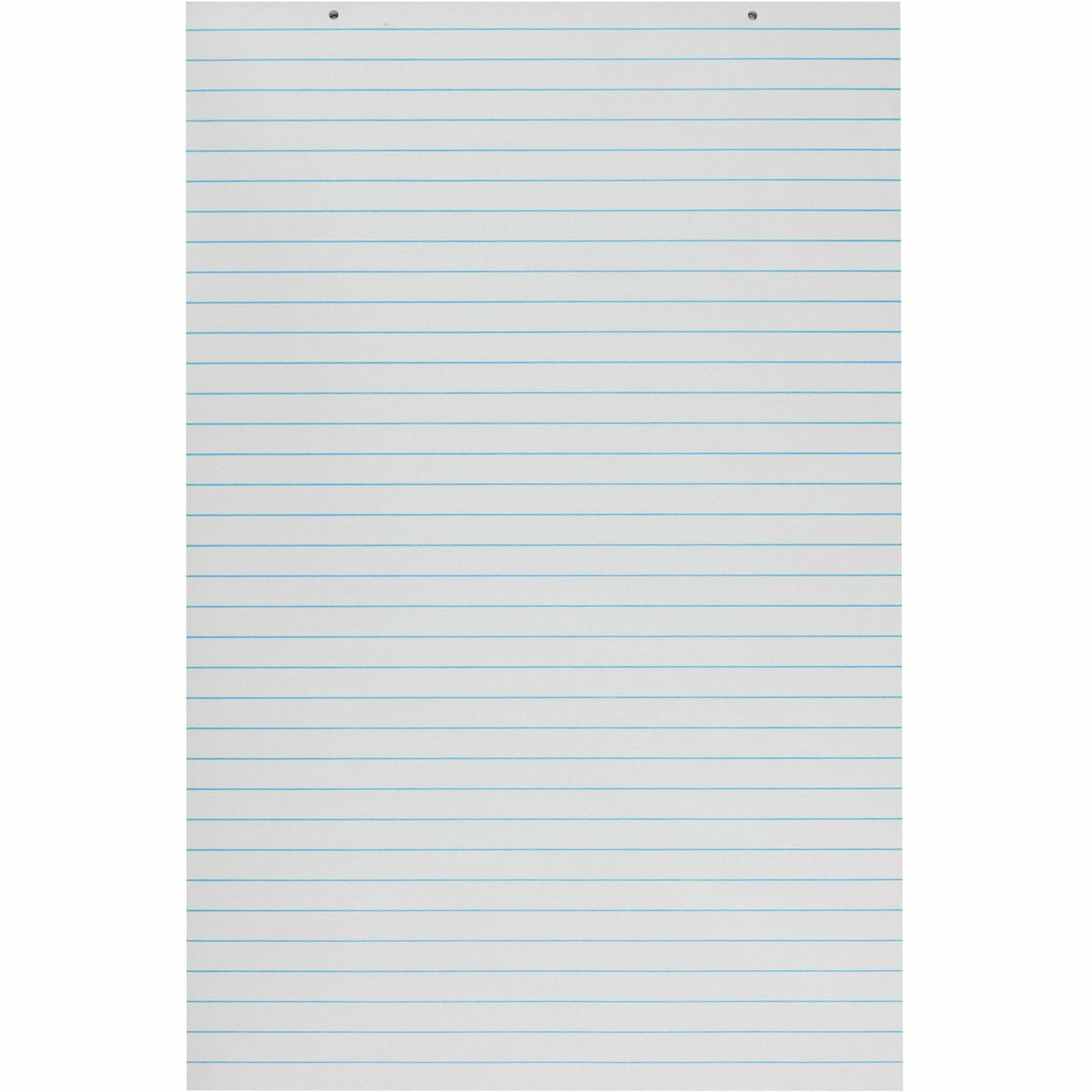 Pacon Ruled Chart Pad - 100 Sheets - Glue - Front Ruling Surface - 1" Ruled - 24" x 36" - White Paper - Chipboard Backing, Hole-punched, Recyclable - 1 Each
