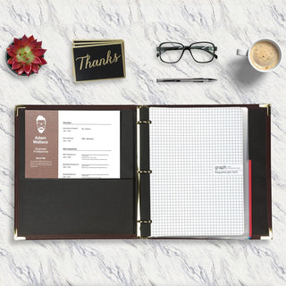 Classic Collection Ring Binder, 3 Rings, 1" Capacity, 11 x 8.5, Burgundy