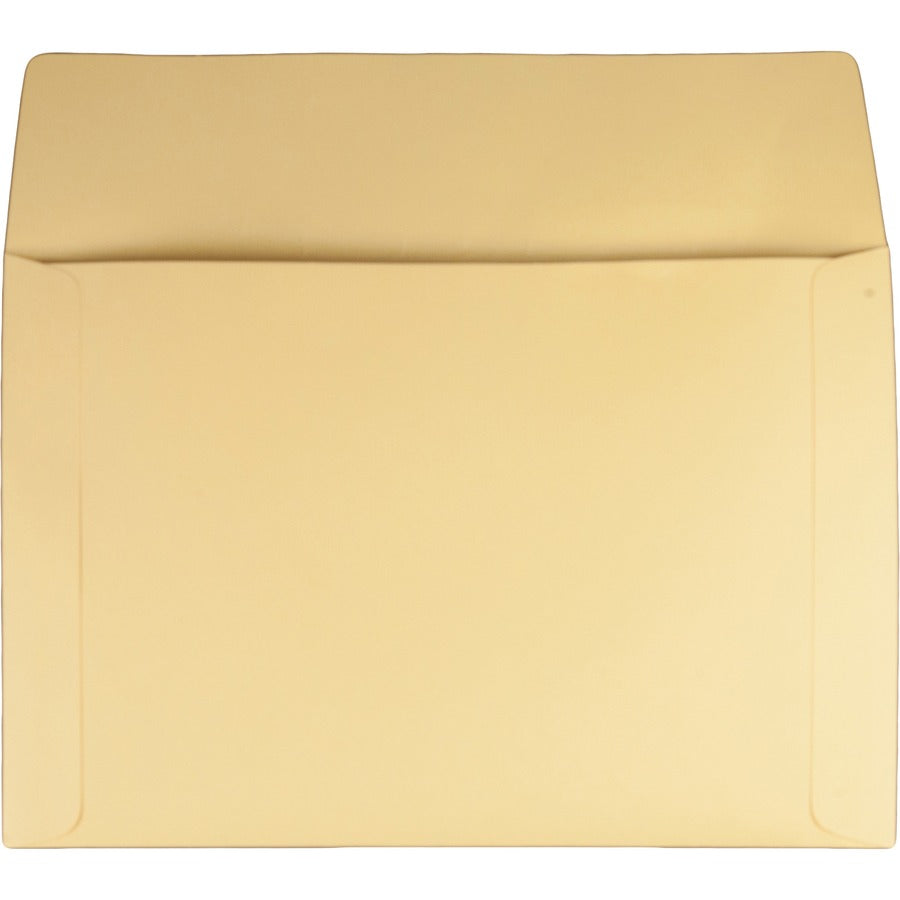 Attorney's Envelope/Transport Case File, Cheese Blade Flap, Fold-Over Closure, 10 x 14.75, Cameo Buff, 100/Box