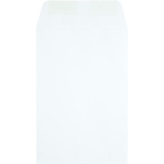 Catalog Envelope, 24 lb Bond Weight Paper, #1, Square Flap, Gummed Closure, 6 x 9, White, 500/Box