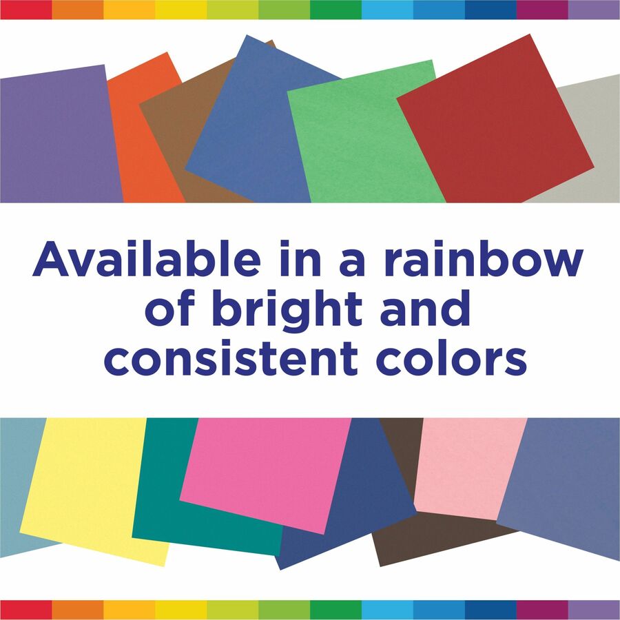 Prang Construction Paper - Multipurpose - 18"Width x 12"Length - 50 / Pack - Gray - Groundwood
