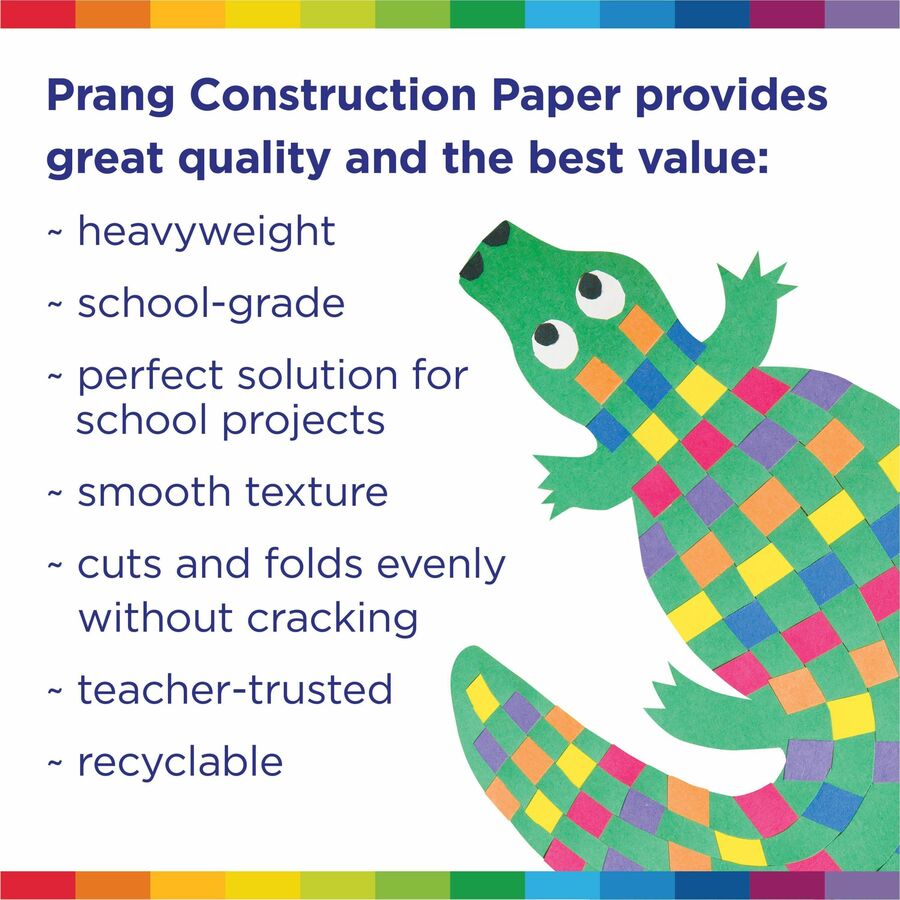 Prang Construction Paper - Multipurpose - 24"Width x 18"Length - 50 / Pack - Orange