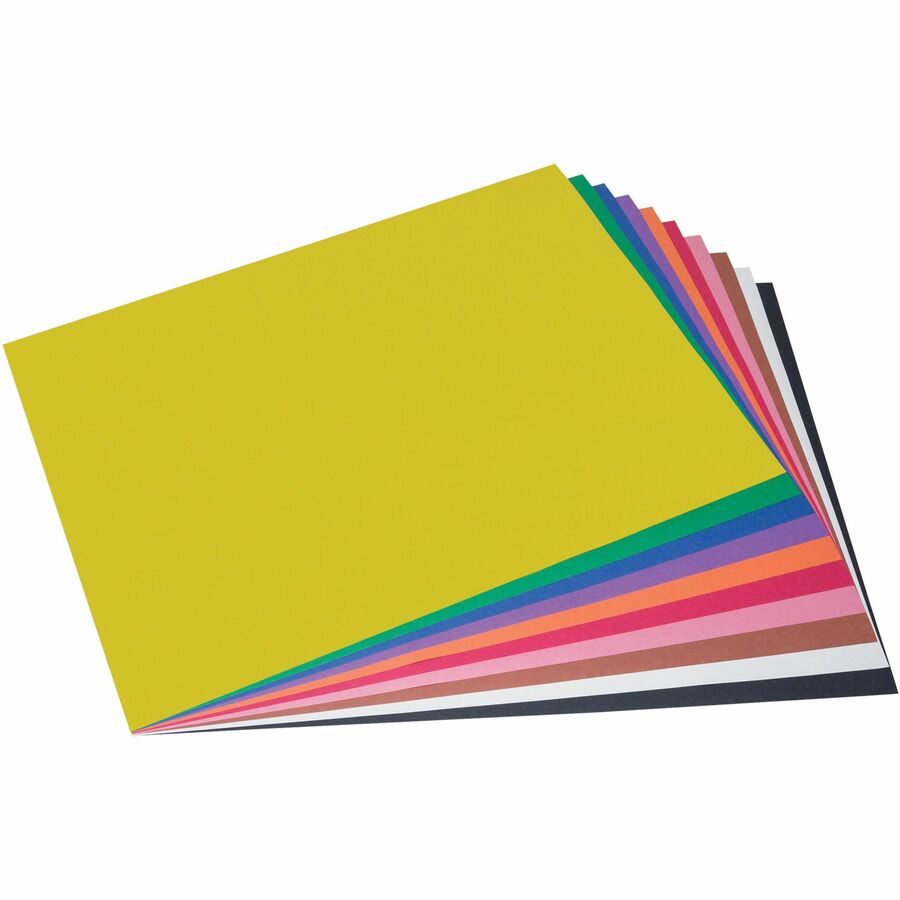 Prang Construction Paper - Multipurpose - 36"Width x 24"Length - 50 / Pack - Assorted - 