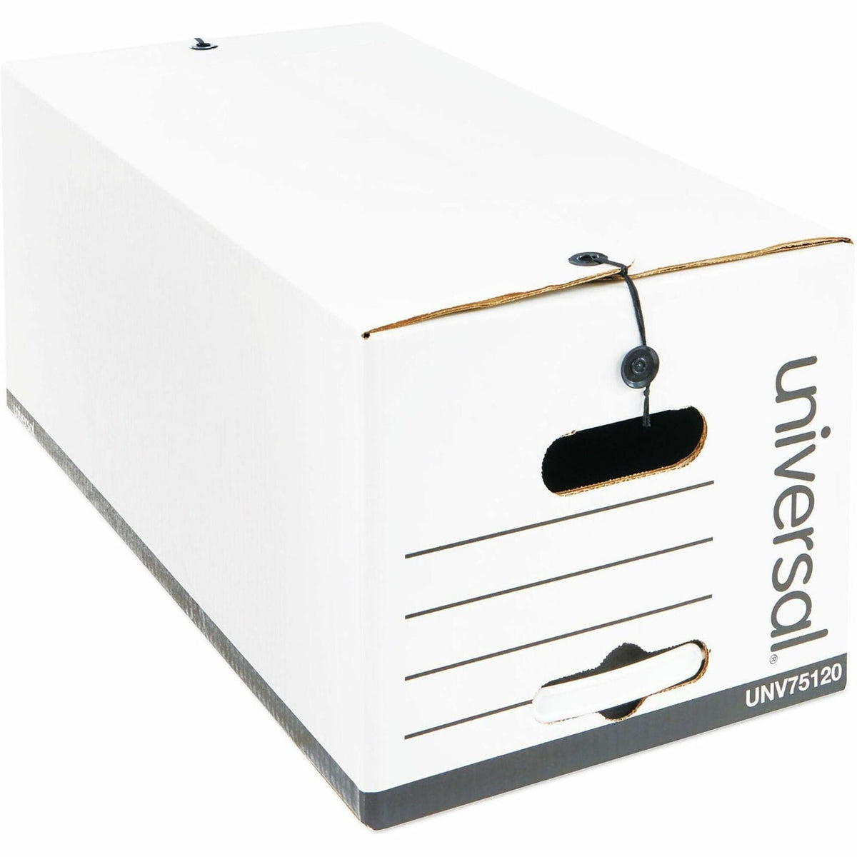 Economical Easy Assembly Storage Files, Letter Files, White, 12/Carton
