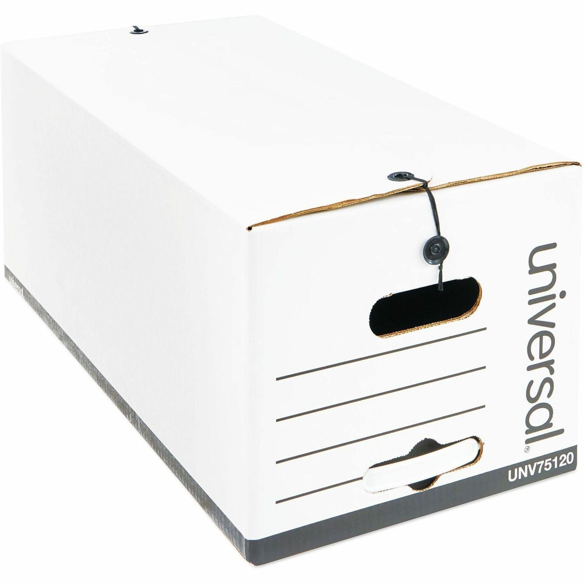 Economical Easy Assembly Storage Files, Letter Files, White, 12/Carton