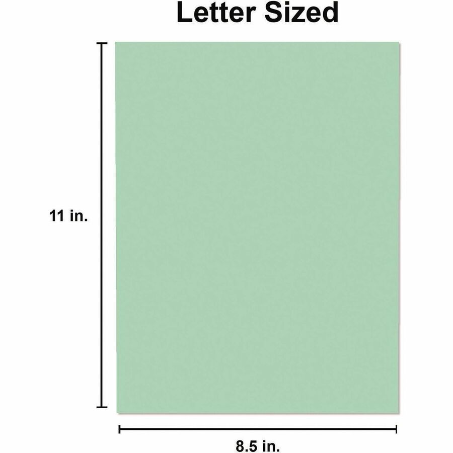 Deluxe Colored Paper, 20 lb Bond Weight, 8.5 x 11, Green, 500/Ream