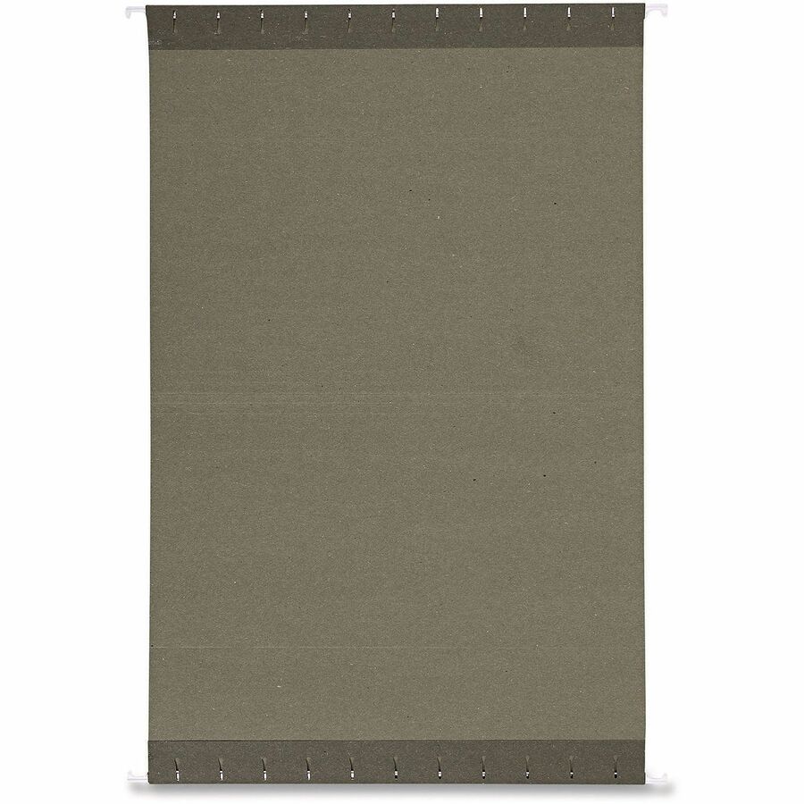 Hanging File Folders, Letter Size, 1/5-Cut Tabs, Standard Green, 25/Box