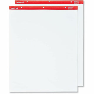 Easel Pads/Flip Charts, Unruled, 27 x 34, White, 50 Sheets, 2/Carton